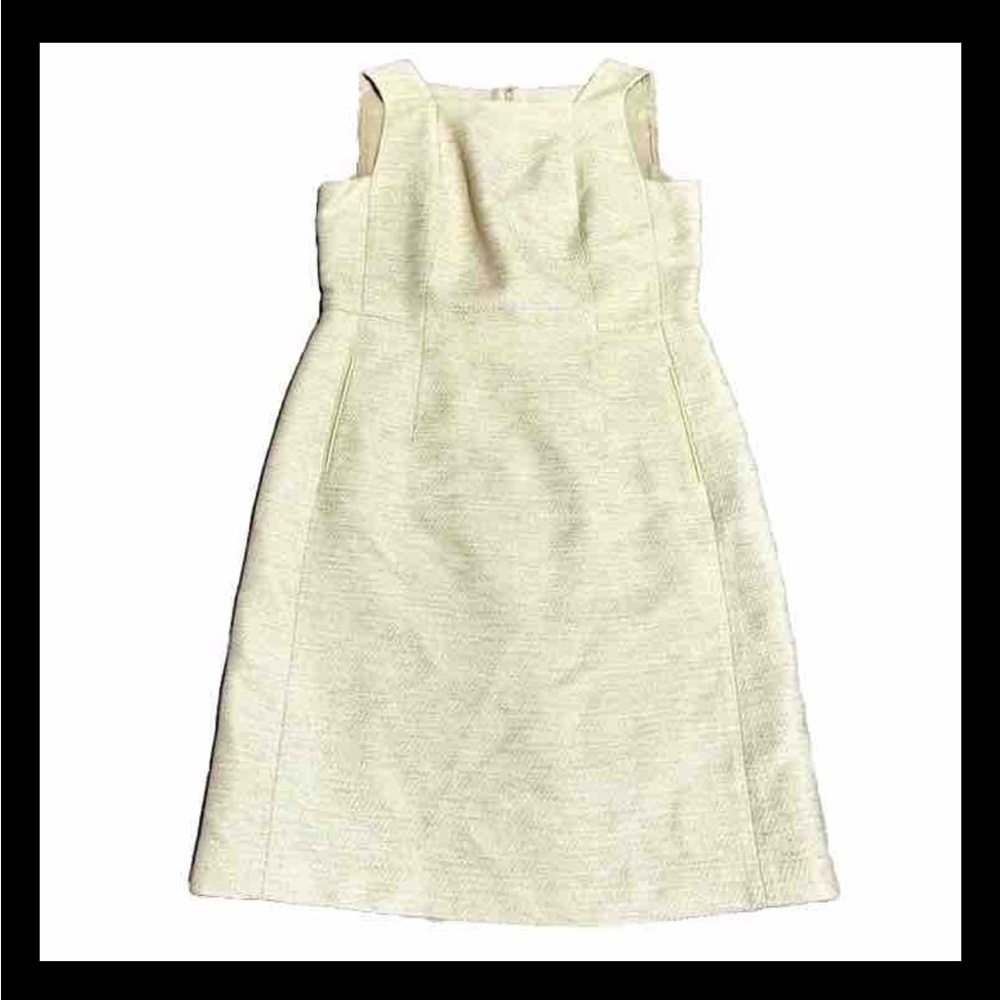 Lafayette 148 Tan Shift Dress Size 12
